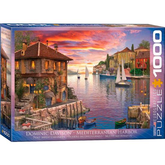 Eurographics Puzzle Port Méditerranée 1000 pièces Eurographics Puzzle Port Méditerranée 1000 pièces