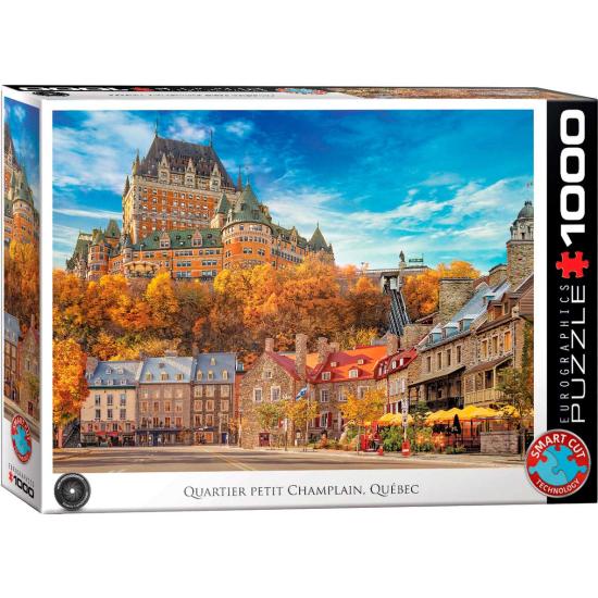 Puzzle Eurographics Quartier Petit Champlain de 1000 pièce
