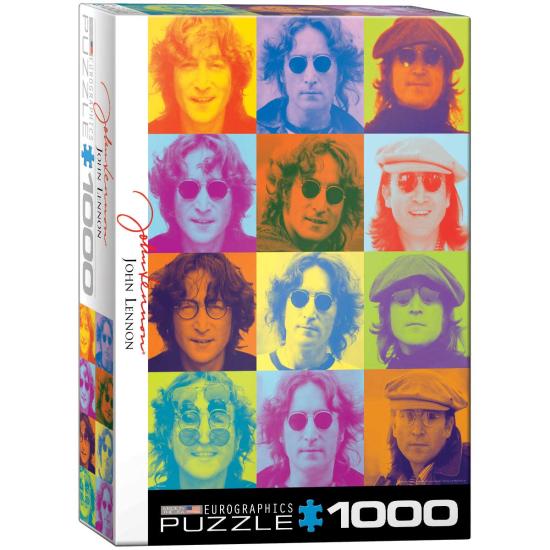 Puzzle Eurographics Portraits en couleur de John Lennon, 1000 pi