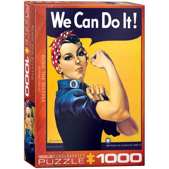 Puzzle Eurographics Rosie la riveteuse, 1000 pièces
