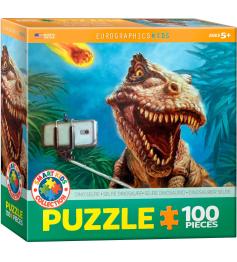 Eurographics Dinosaure Selfie Puzzle 100 pièces