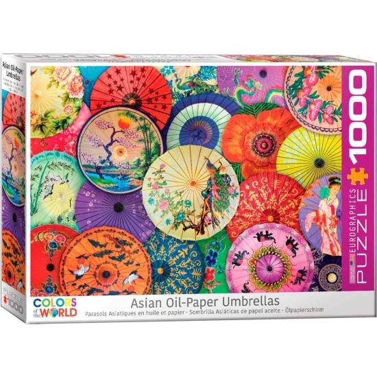 Eurographics Puzzle Parapluies asiatiques 1000 pièces