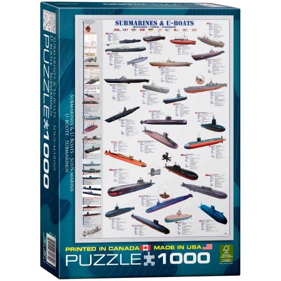 Eurographics Sous-marins Puzzle 1000 pièces