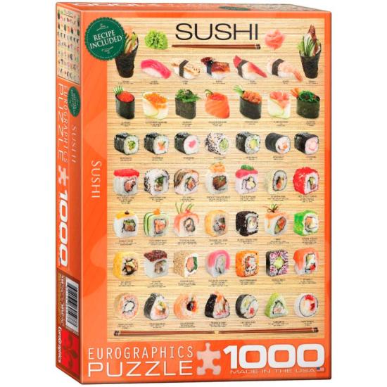 Puzzle Eurographics Sushi 1000 pièces