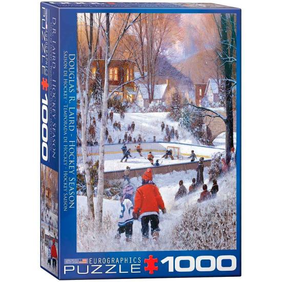 Puzzle 1000 pièces de la saison de hockey d'Eurographics