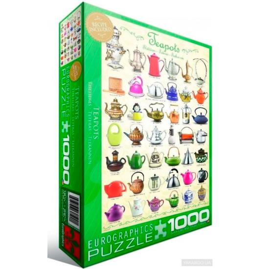 Eurographics Puzzle Théières 1000 pièces