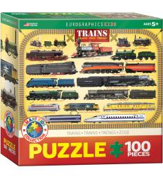 Eurographics Puzzle Trains 100 pièces