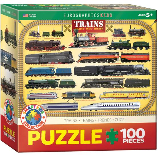 Eurographics Puzzle Trains 100 pièces