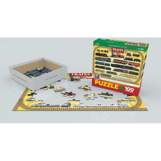 Eurographics Puzzle Trains 100 pièces