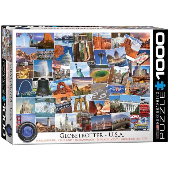 Eurographics Puzzle Globetrotter : États-Unis 1000 pièces