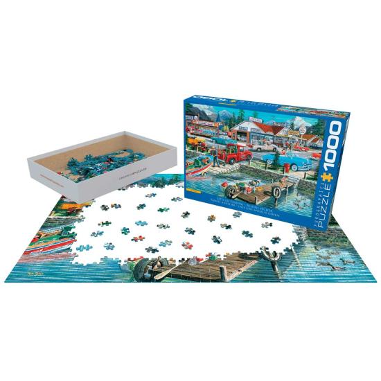 Puzzle Eurographics Allons Pêcher 1000 pièces