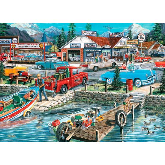 Puzzle Eurographics Allons Pêcher 1000 pièces