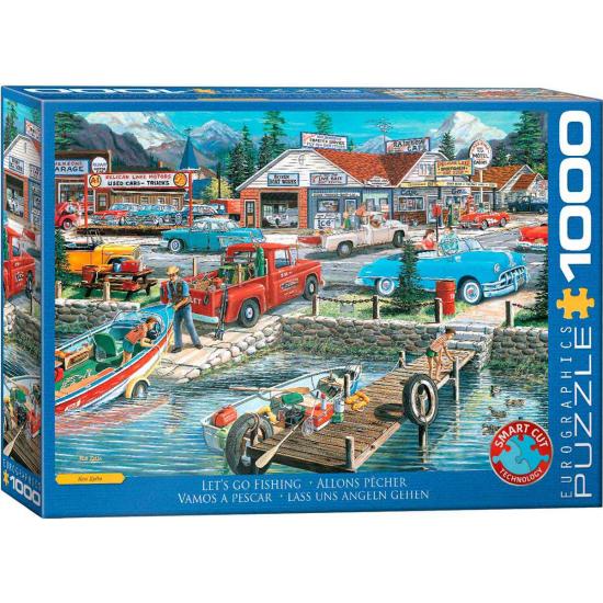 Puzzle Eurographics Allons Pêcher 1000 pièces