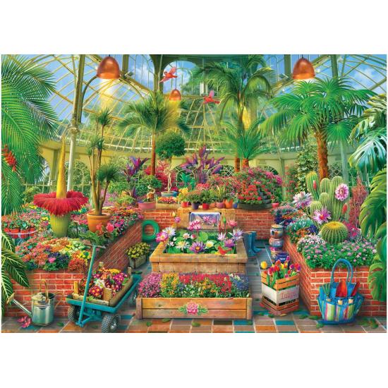 Puzzle Eurographics Jardin Sous Serre 1000 pièces