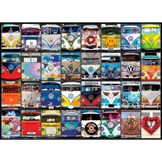 Eurographics Volkswagen Cool Faces Puzzle, 1000 pièces Eurographics Volkswagen Cool Faces Puzzle, 1000 pièces