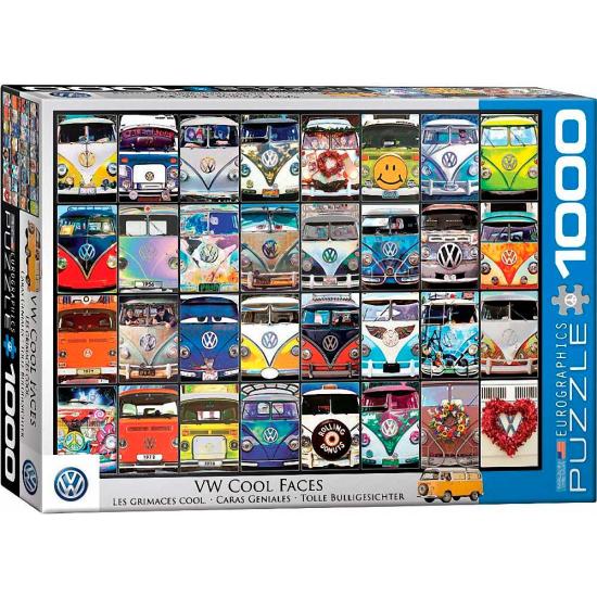 Eurographics Volkswagen Cool Faces Puzzle, 1000 pièces Eurographics Volkswagen Cool Faces Puzzle, 1000 pièces