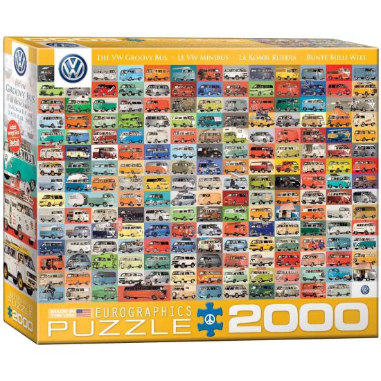 Puzzle Eurographics Volkswagen Combi Rutera 2000 pièces Puzzle Eurographics Volkswagen Combi Rutera 2000 pièces