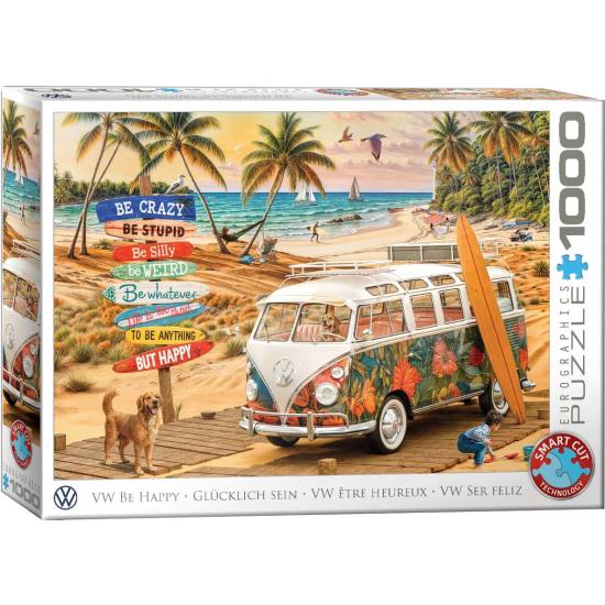 Puzzle Eurographics Vw Soyez Heureux 1000 pièces