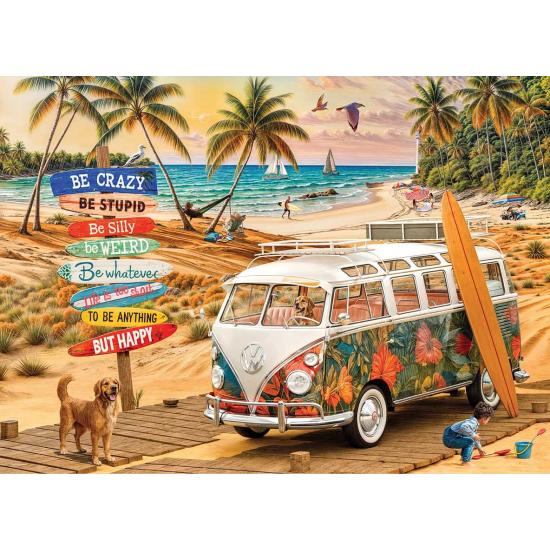 Puzzle Eurographics Vw Soyez Heureux 1000 pièces