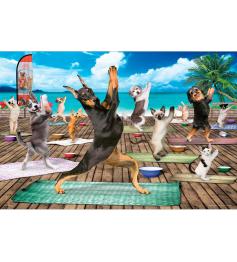 Eurographics Yoga avec des chats et des chiens Puzzle XXL 500 pi