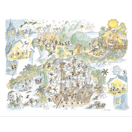 Puzzle Fabio Vettori Peter Pan 1080 pièces