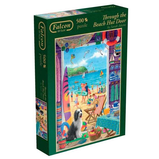 Faucon à travers la maison de plage Puzzle 500 pièces