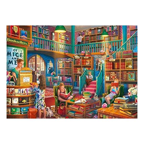 Falcon Coucher de soleil dans la bibliothèque Puzzle 1000 pièces