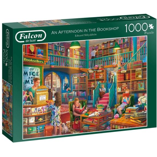 Falcon Coucher de soleil dans la bibliothèque Puzzle 1000 pièces