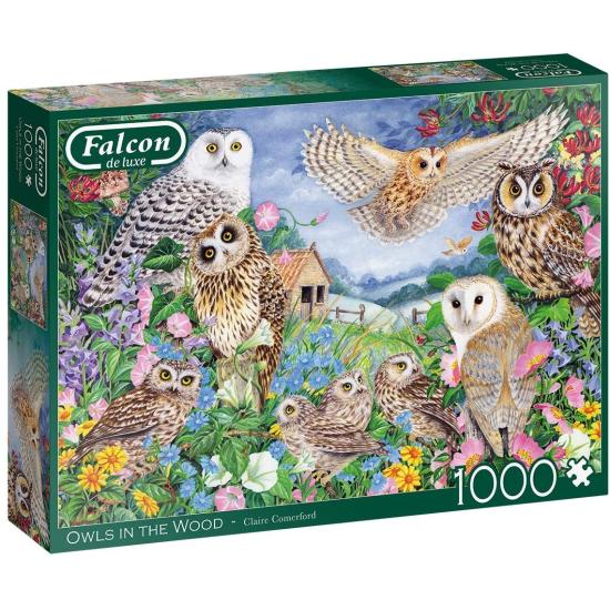 Puzzle Hiboux faucons dans la forêt 1000 pièces