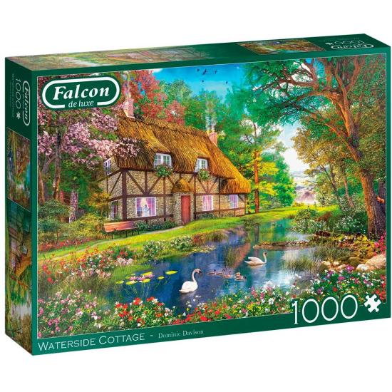Falcon Cabin au bord du lac Puzzle 1000 pièces