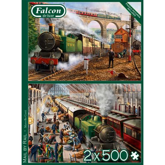 Falcon Mail By Train Puzzle 2 x 500 mcx