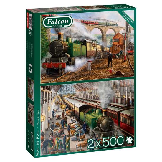Falcon Mail By Train Puzzle 2 x 500 mcx