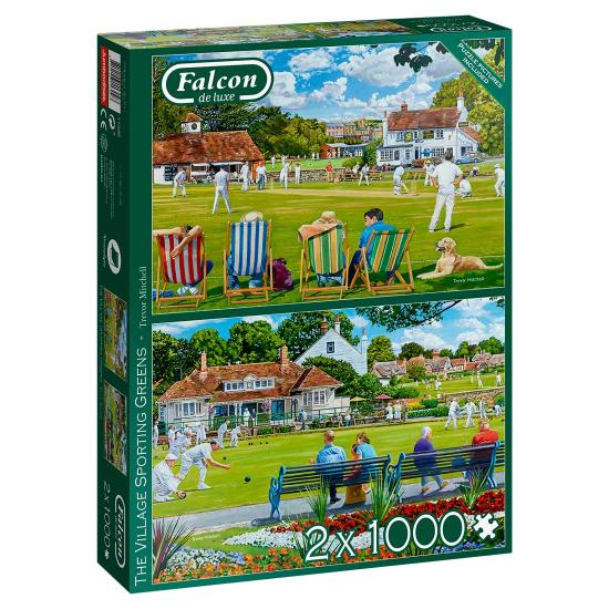 Falcon Sports sur l'herbe Puzzle 2 x 1000 pièces