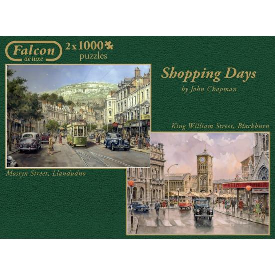 Falcon Puzzle Shopping Days 2 x 1000 pièces