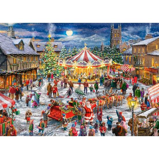 Falcon Le Carrousel de Noël Puzzle 2 x 1000 pièces