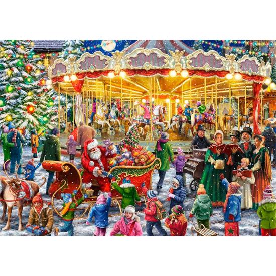 Falcon Le Carrousel de Noël Puzzle 2 x 1000 pièces