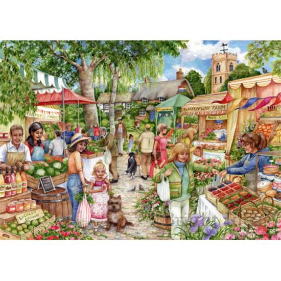 Falcon Le marché de la ferme Puzzle 1000 pièces