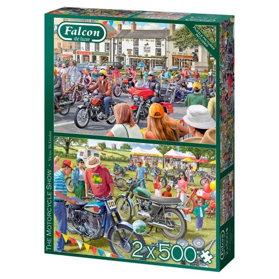 Puzzle Falcon Le salon de la moto 2 x 500 mcx