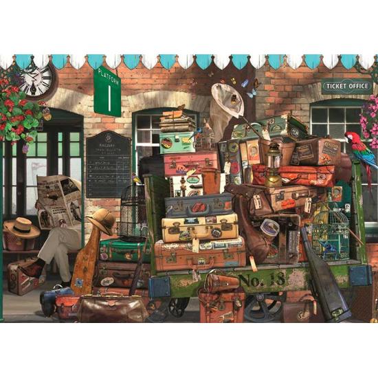 Faucon à la gare Puzzle 500 pièces