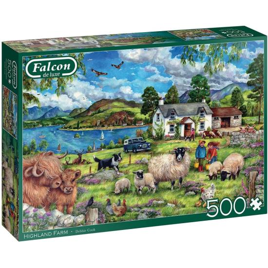 Falcon Farm dans les montagnes Puzzle 500 pièces
