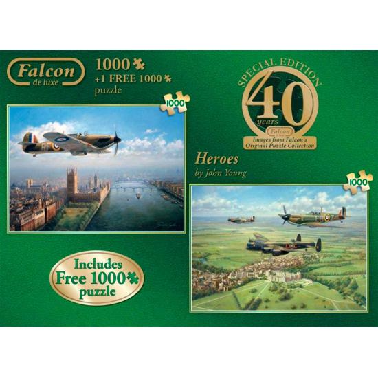 Puzzle Falcon Heroes 2 x 1000 pièces