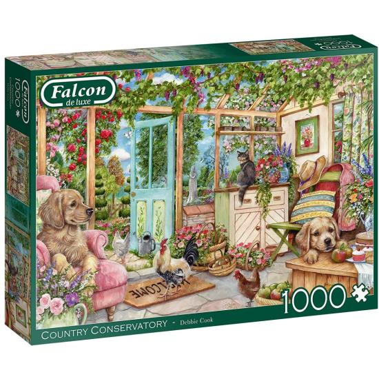 Puzzle de 1000 pièces Falcon Country Serre Puzzle de 1000 pièces Falcon Country Serre