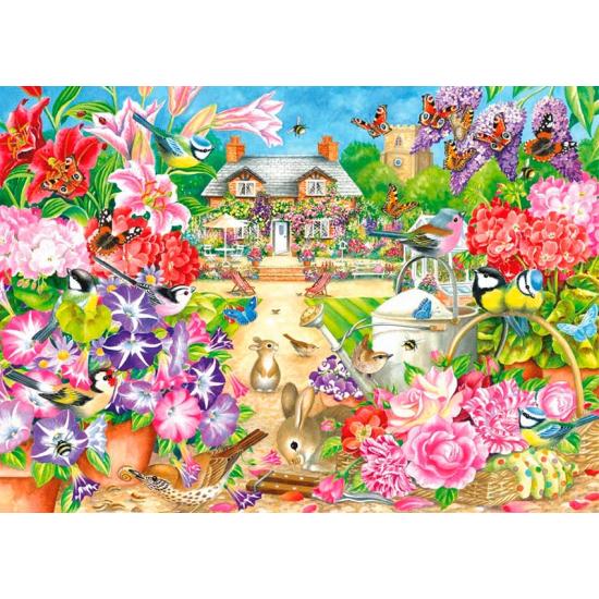 Puzzle 1000 pièces Jardin d'été Falcon