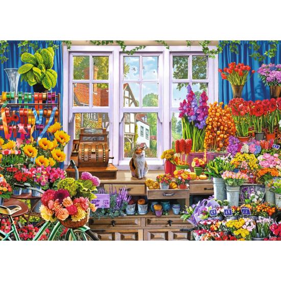 Falcon Puzzle Flora's Flower Shop 1000 pièces