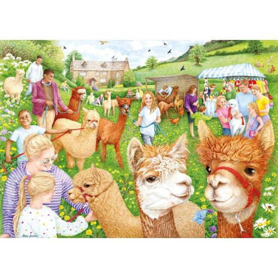 Falcon La ferme d'alpaga Puzzle 1000 pièces Falcon La ferme d'alpaga Puzzle 1000 pièces