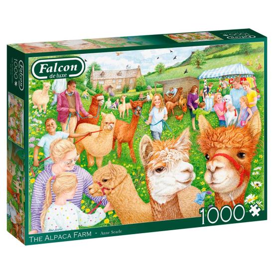 Falcon La ferme d'alpaga Puzzle 1000 pièces Falcon La ferme d'alpaga Puzzle 1000 pièces