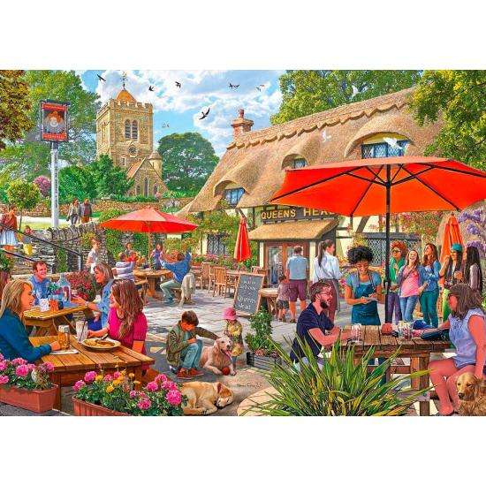 Puzzle Falcon La Terrasse de la Taverne 1000 Pièces