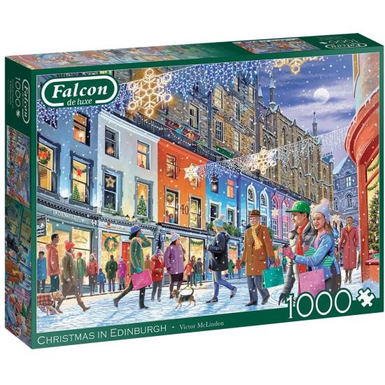 Faucon Noël à Édimbourg Puzzle 1000 pièces