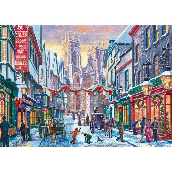 Faucon Noël à New York Puzzle 1000 pièces
