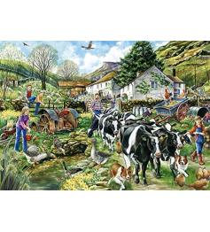 Falcon Un autre jour à la ferme Puzzle 1000 pièces
